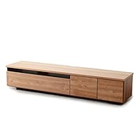 LOWYA ロウヤ テレビ台 ウォルナット 完成品 完成品】ローテレビ台(ウォルナット/オーク)突板使用で